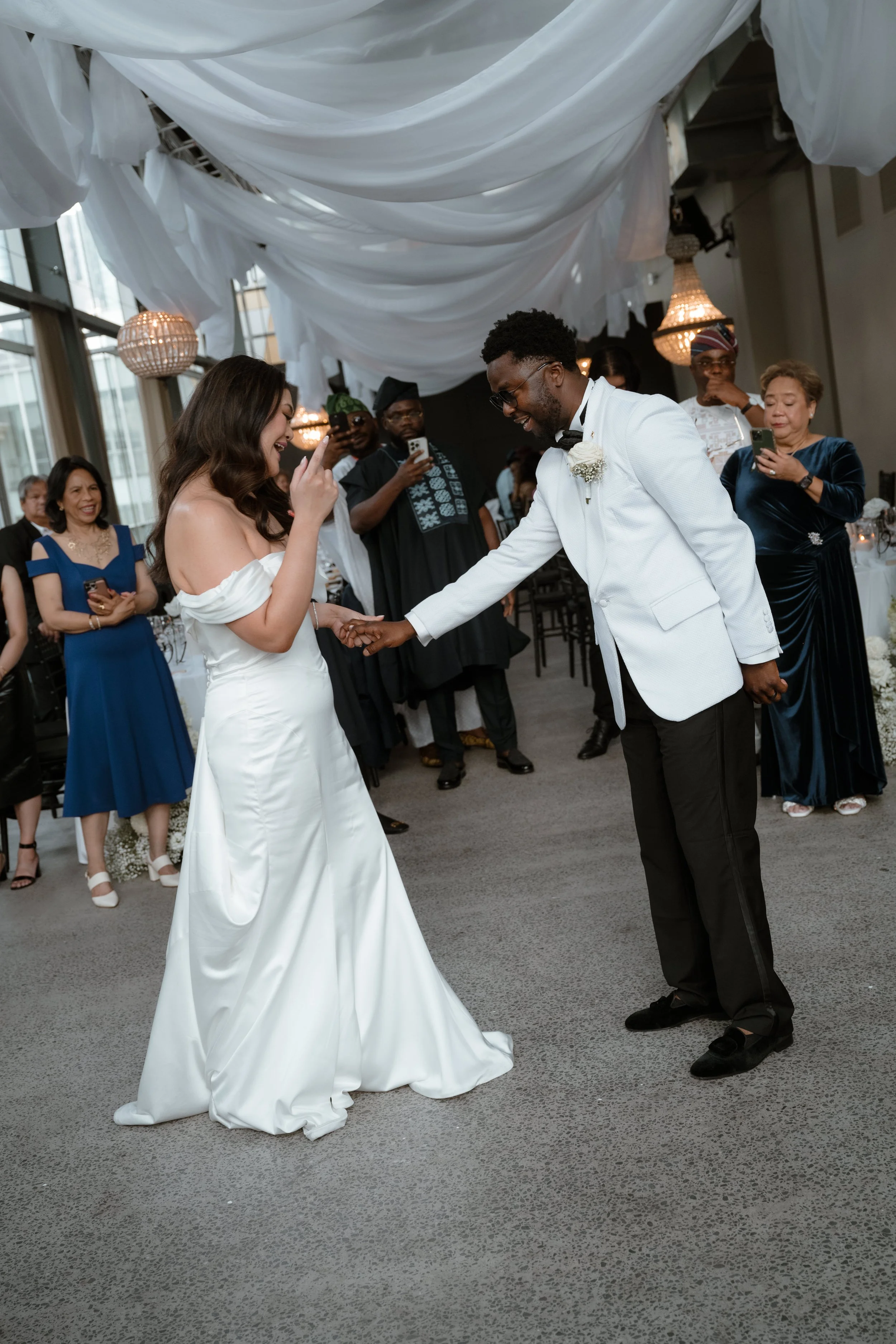 Christina & Fis | Alto Event Space | Theodore & Co | Monochrome Wedding