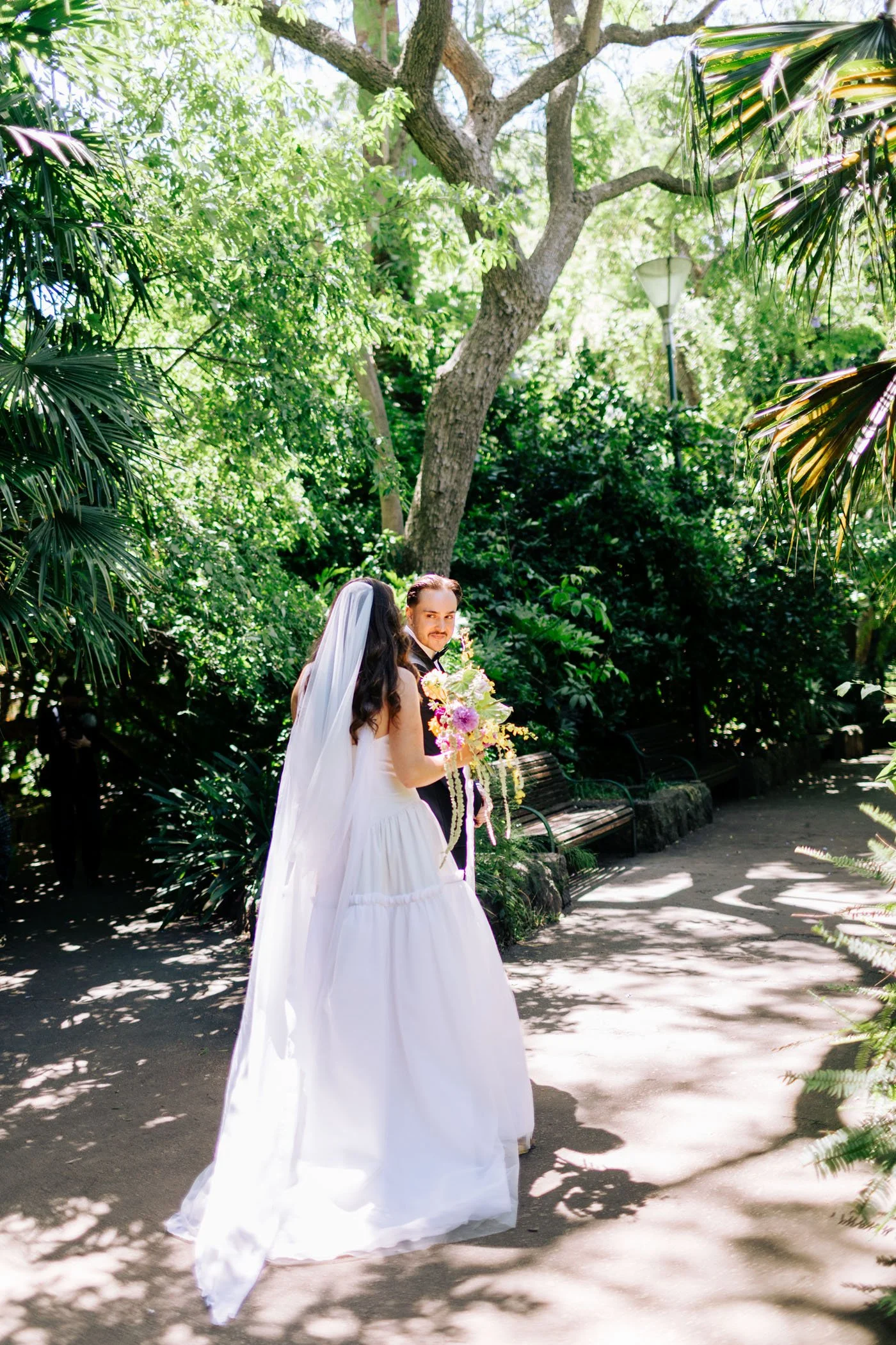 Erin & Alex | Fitzroy Town Hall | Fitzroy Gardens Wedding | Purple, Orange & Green Wedding Palette | DIY wedding Melbourne 