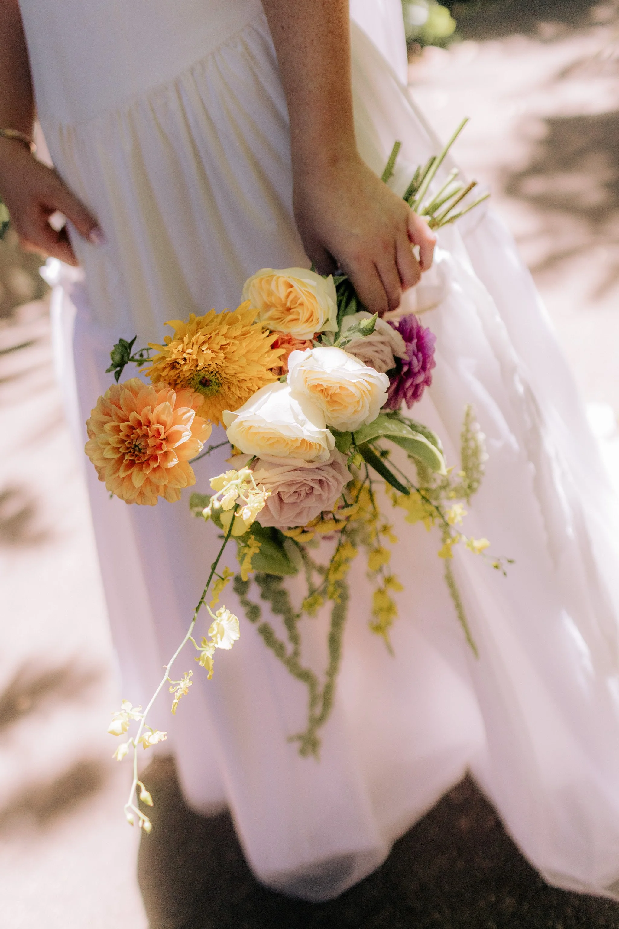 Erin & Alex | Fitzroy Town Hall | Fitzroy Gardens Wedding | Purple, Orange & Green Wedding Palette | DIY wedding Melbourne 