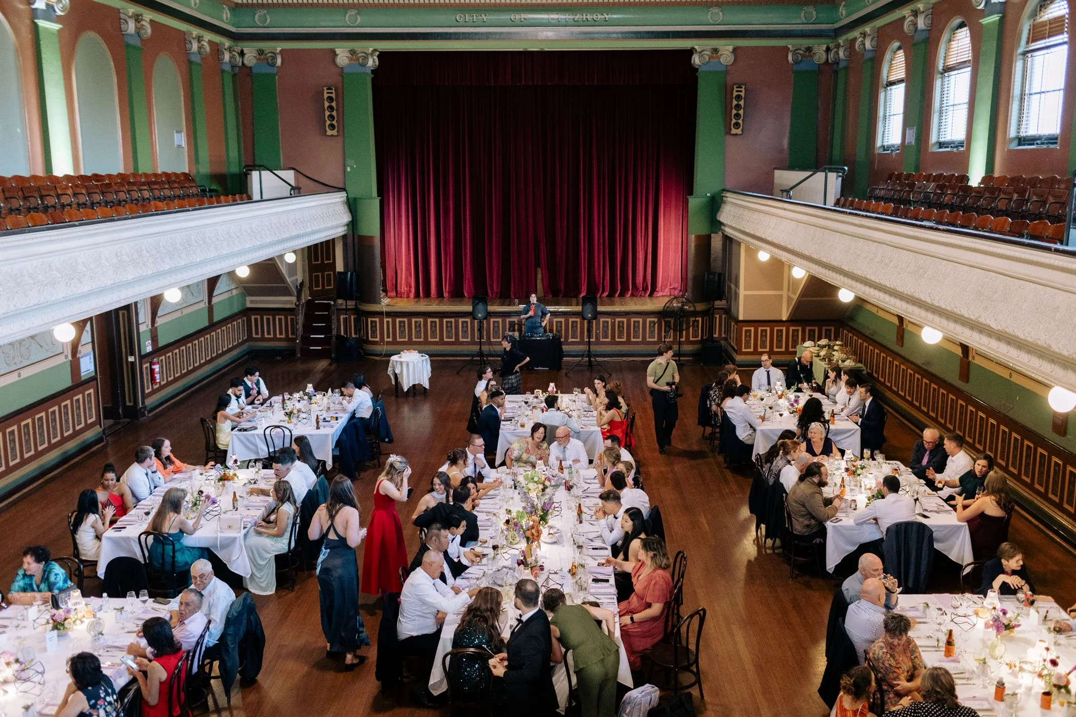 Erin & Alex | Fitzroy Town Hall | Fitzroy Gardens Wedding | Purple, Orange & Green Wedding Palette | DIY wedding Melbourne 