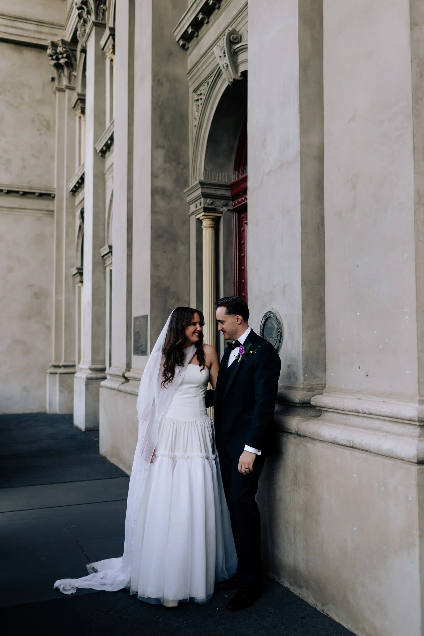 Erin & Alex | Fitzroy Town Hall | Fitzroy Gardens Wedding | Purple, Orange & Green Wedding Palette | DIY wedding Melbourne 