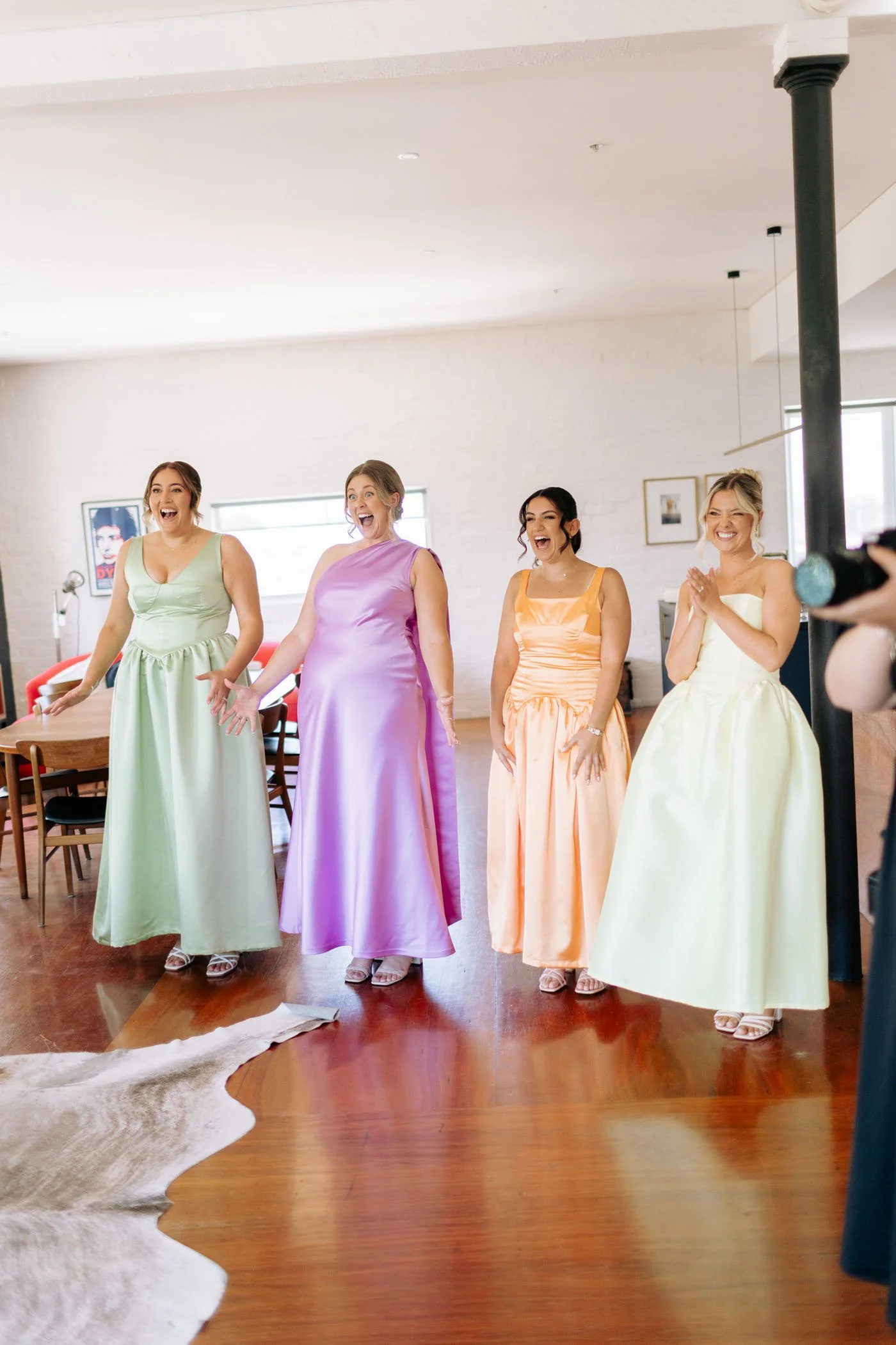Erin & Alex | Fitzroy Town Hall | Fitzroy Gardens Wedding | Purple, Orange & Green Wedding Palette | DIY wedding Melbourne 
