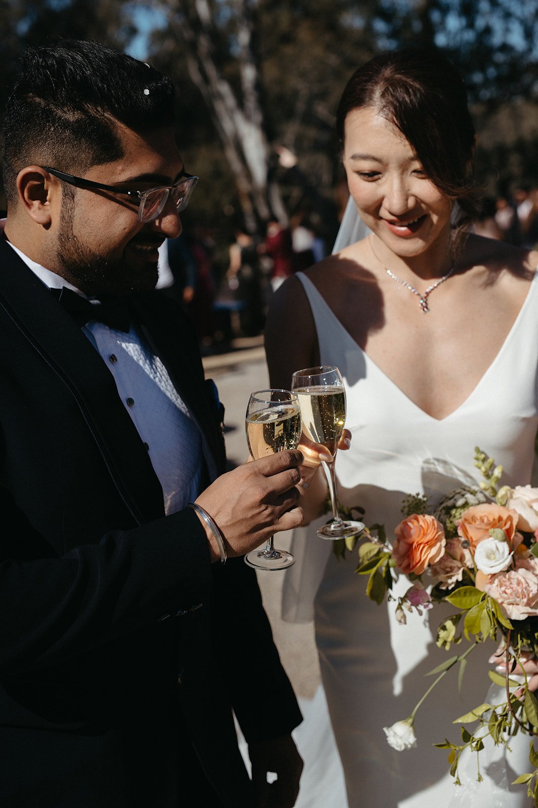 Dian & Shahshrik | Mitchelton Winery | Whites & Woods | Winery Elopement, Small Wedding Venues