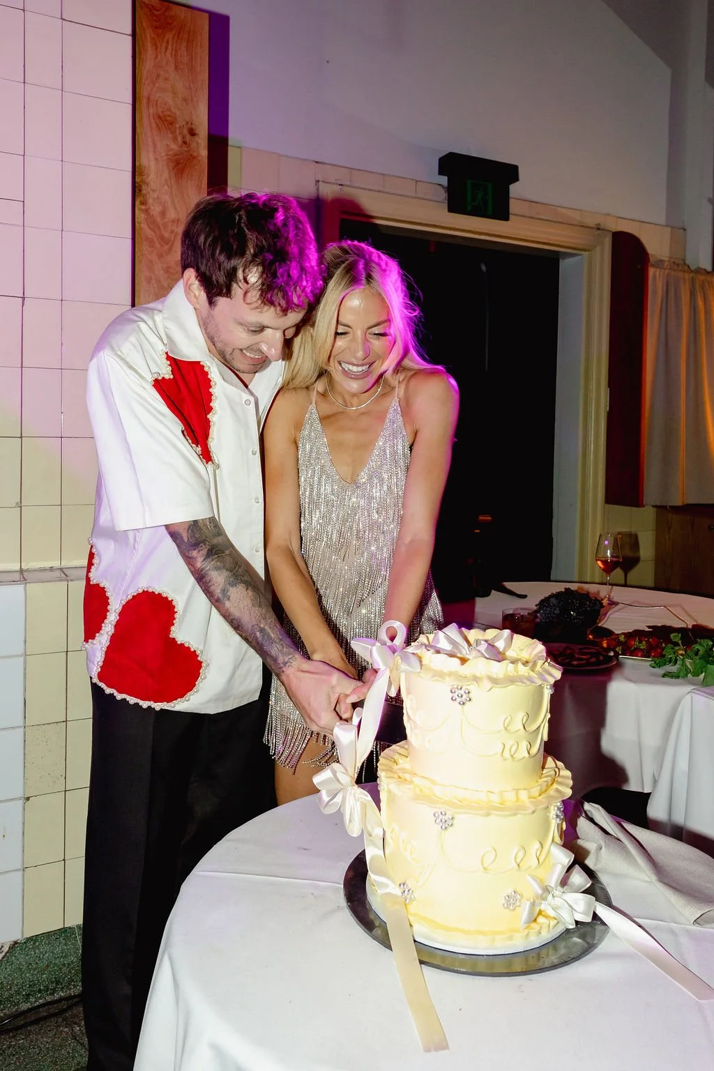 Cate Oconnor & Dylan | Mural Hall Abbotsford | Erin Neale Photography | Unique Party Wedding
