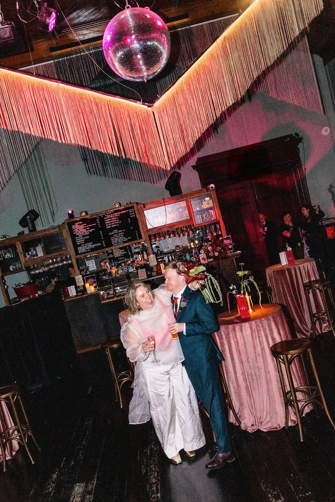Jim & Alex | Fitzroy Mural Hall | Disco Party Wedding | Kinship By Kristy 