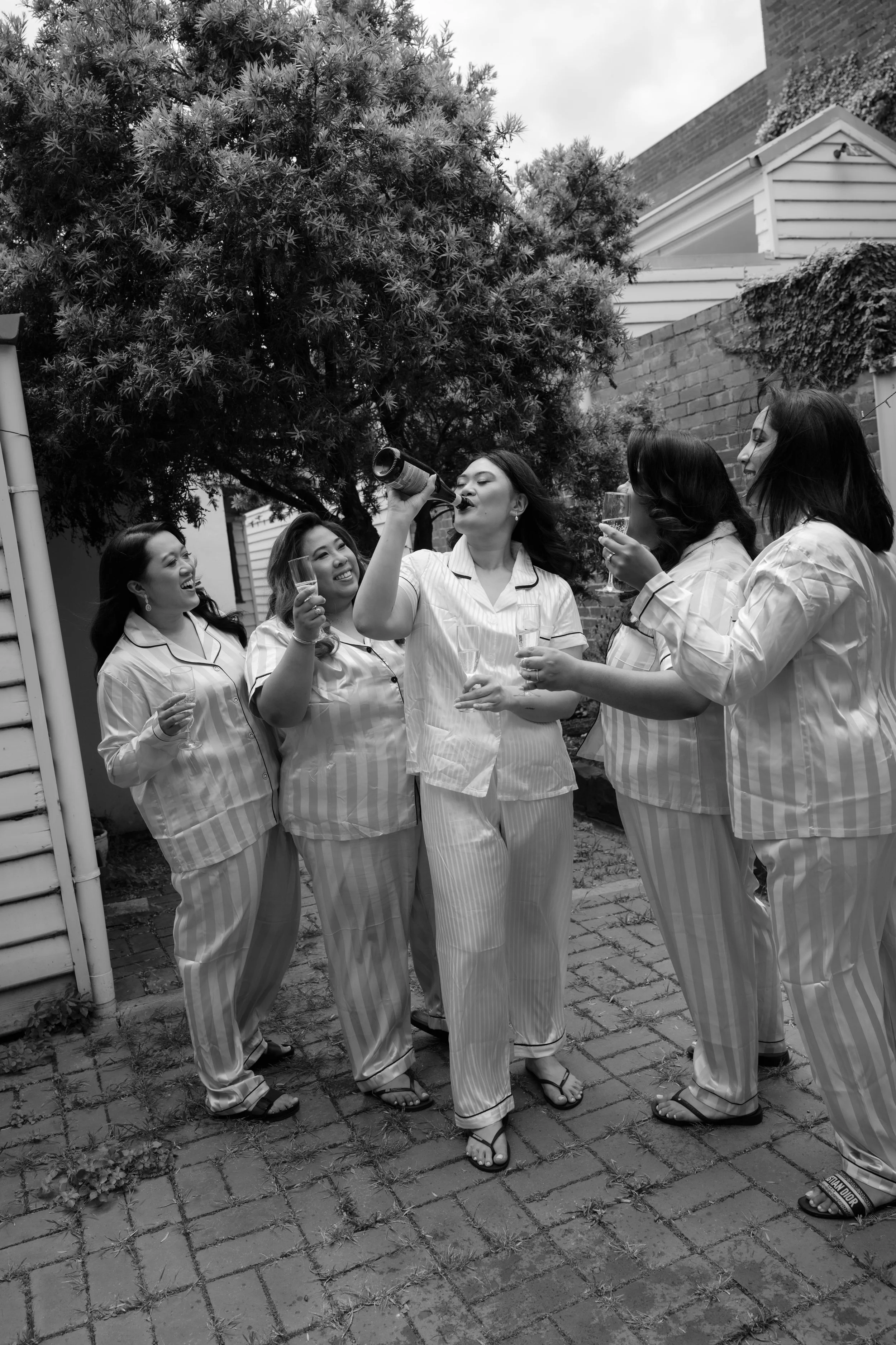 Christina & Fis | Alto Event Space | Theodore & Co | Monochrome Wedding