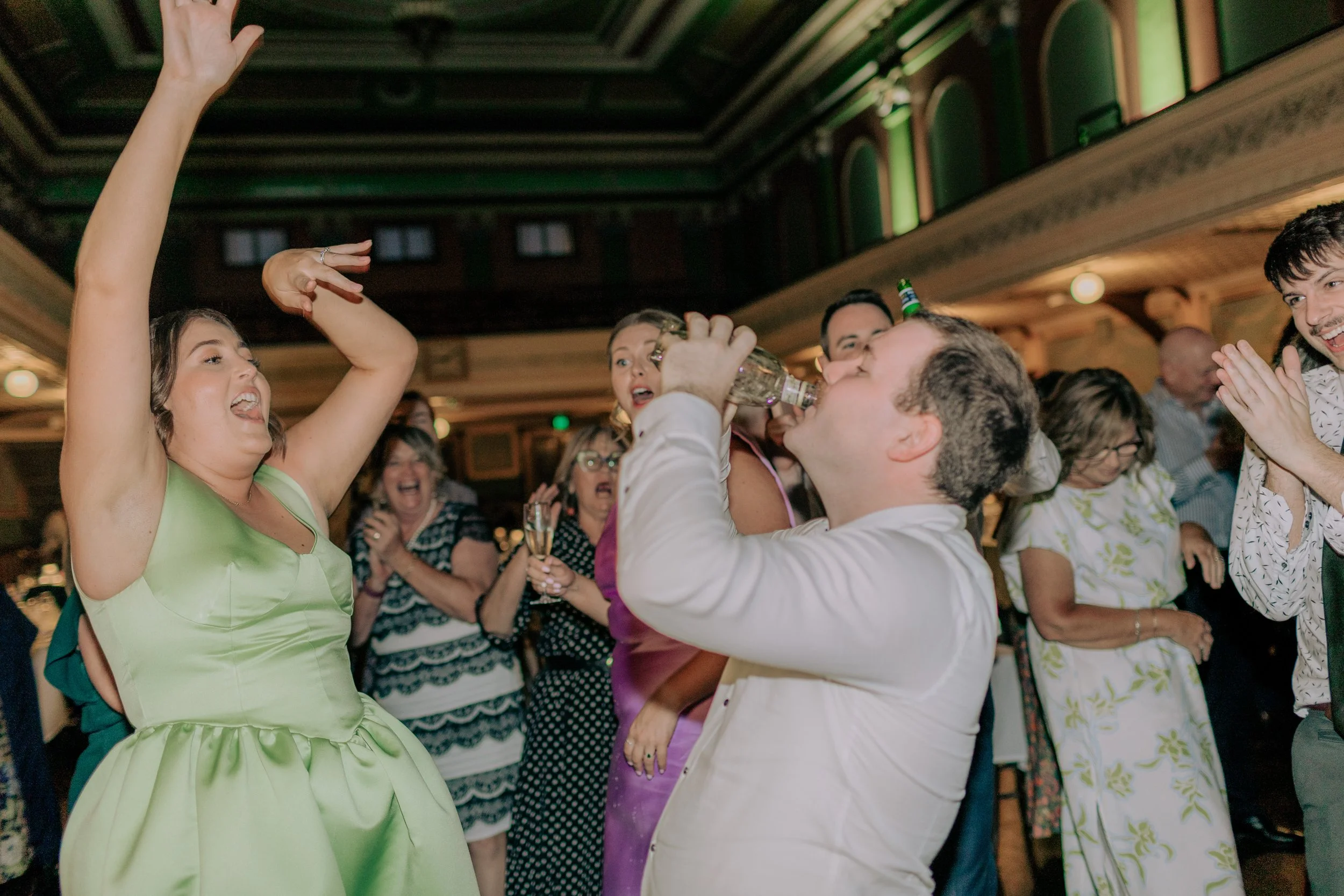 Erin & Alex | Fitzroy Town Hall | Fitzroy Gardens Wedding | Purple, Orange & Green Wedding Palette | DIY wedding Melbourne 