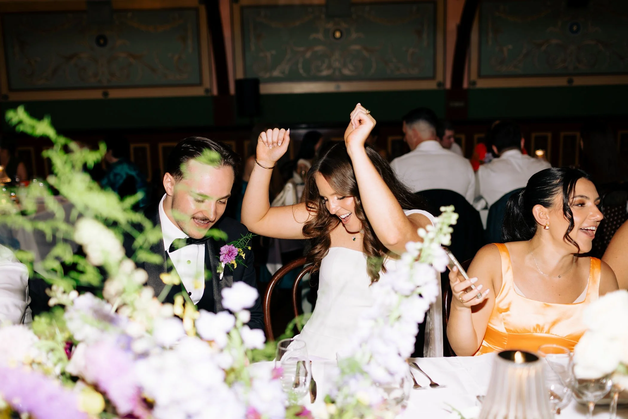 Erin & Alex | Fitzroy Town Hall | Fitzroy Gardens Wedding | Purple, Orange & Green Wedding Palette | DIY wedding Melbourne 