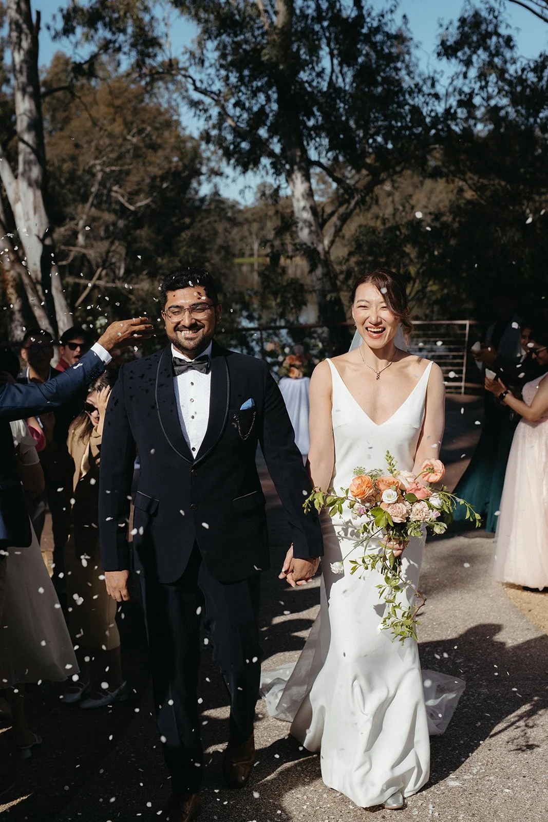 Dian & Shahshrik | Mitchelton Winery | Whites & Woods | Winery Elopement, Small Wedding Venues