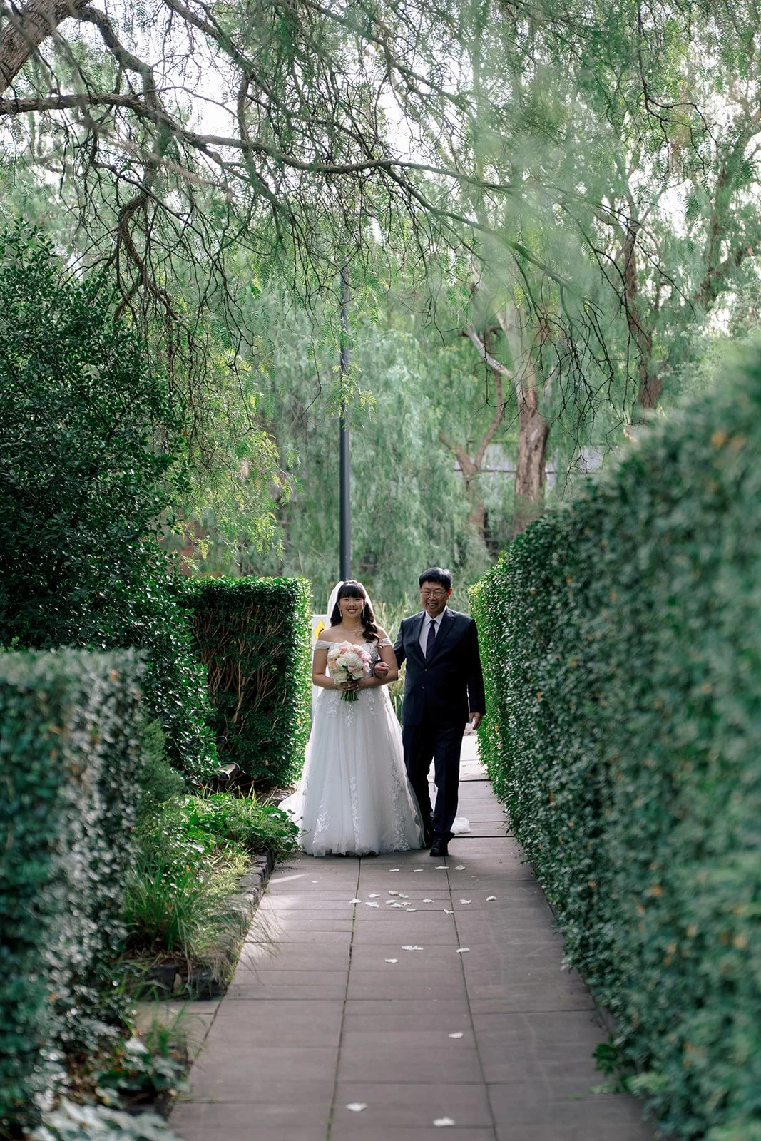 Ariel & Richard | Leonda By The River | Citrus 7 Wedding | Peach and pink wedding | gold and garden wedding