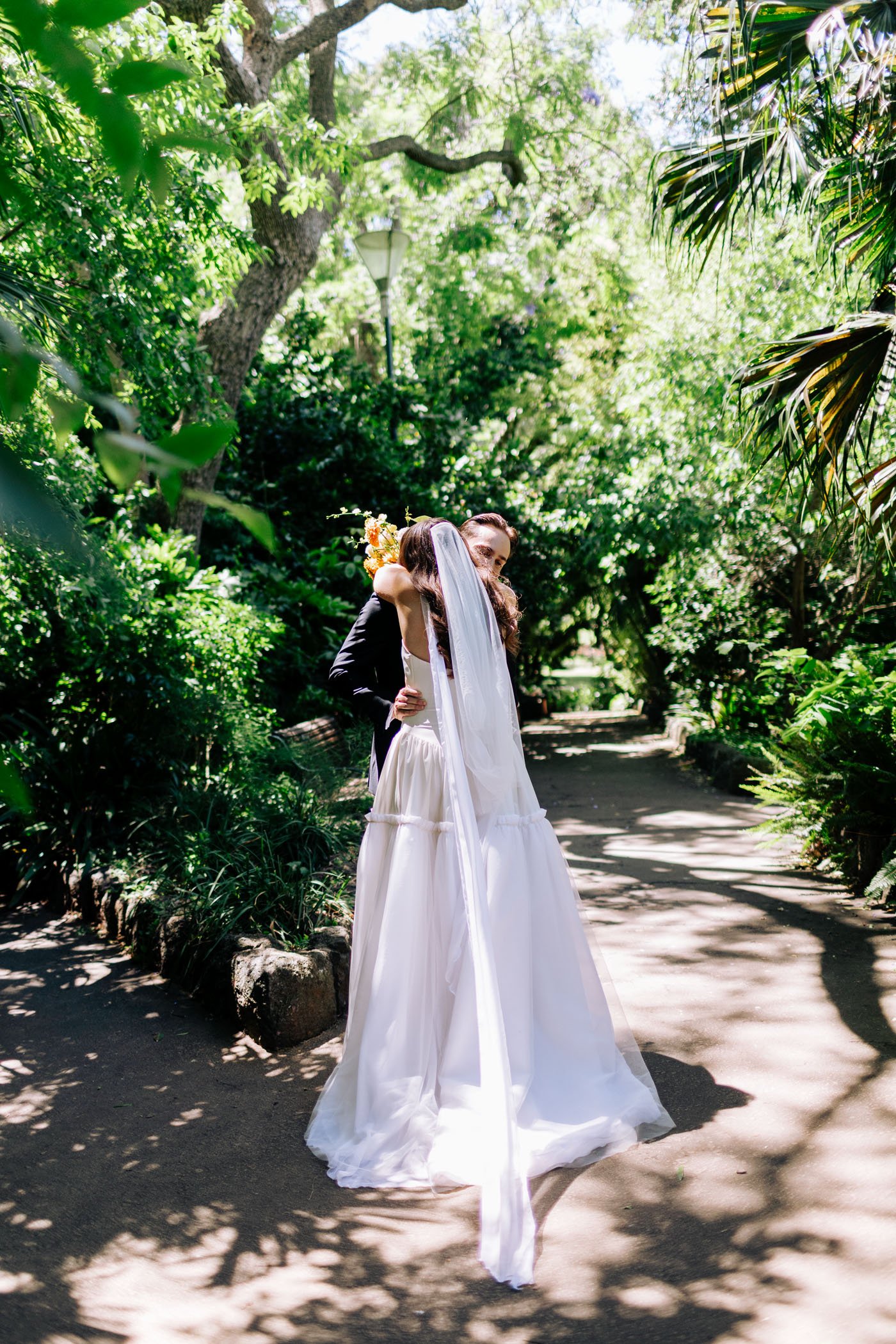 Erin & Alex | Fitzroy Town Hall | Fitzroy Gardens Wedding | Purple, Orange & Green Wedding Palette | DIY wedding Melbourne 