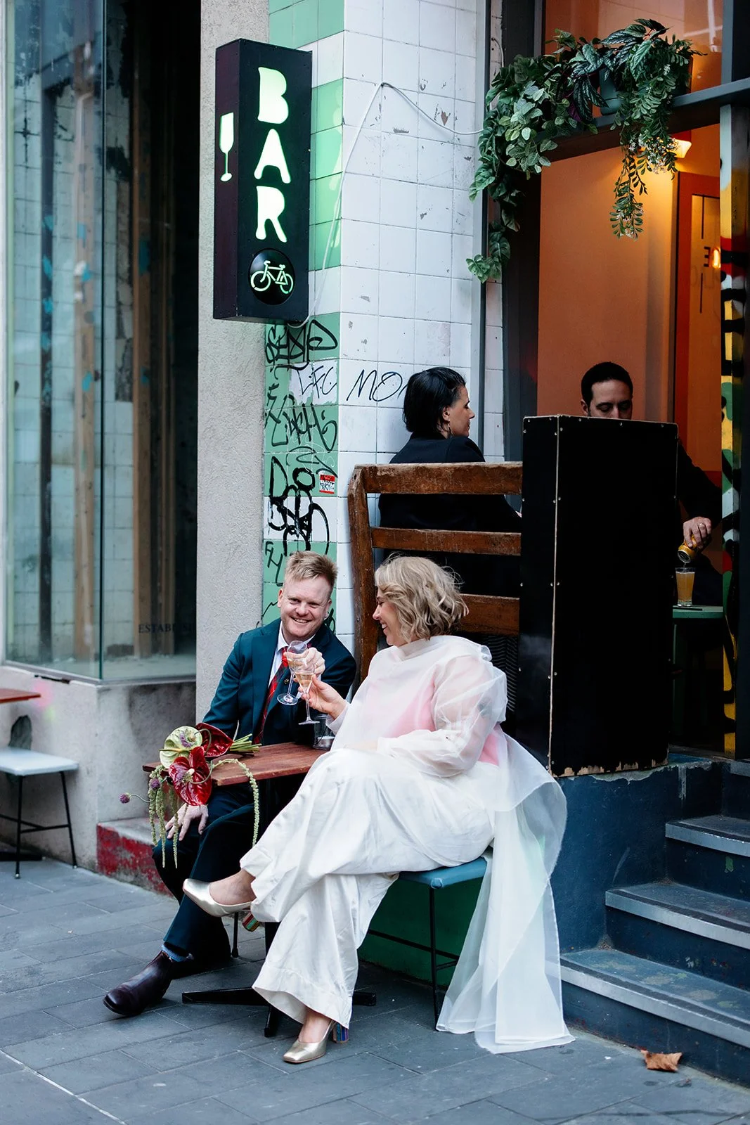 Jim & Alex | Fitzroy Mural Hall | Disco Party Wedding | Kinship By Kristy 