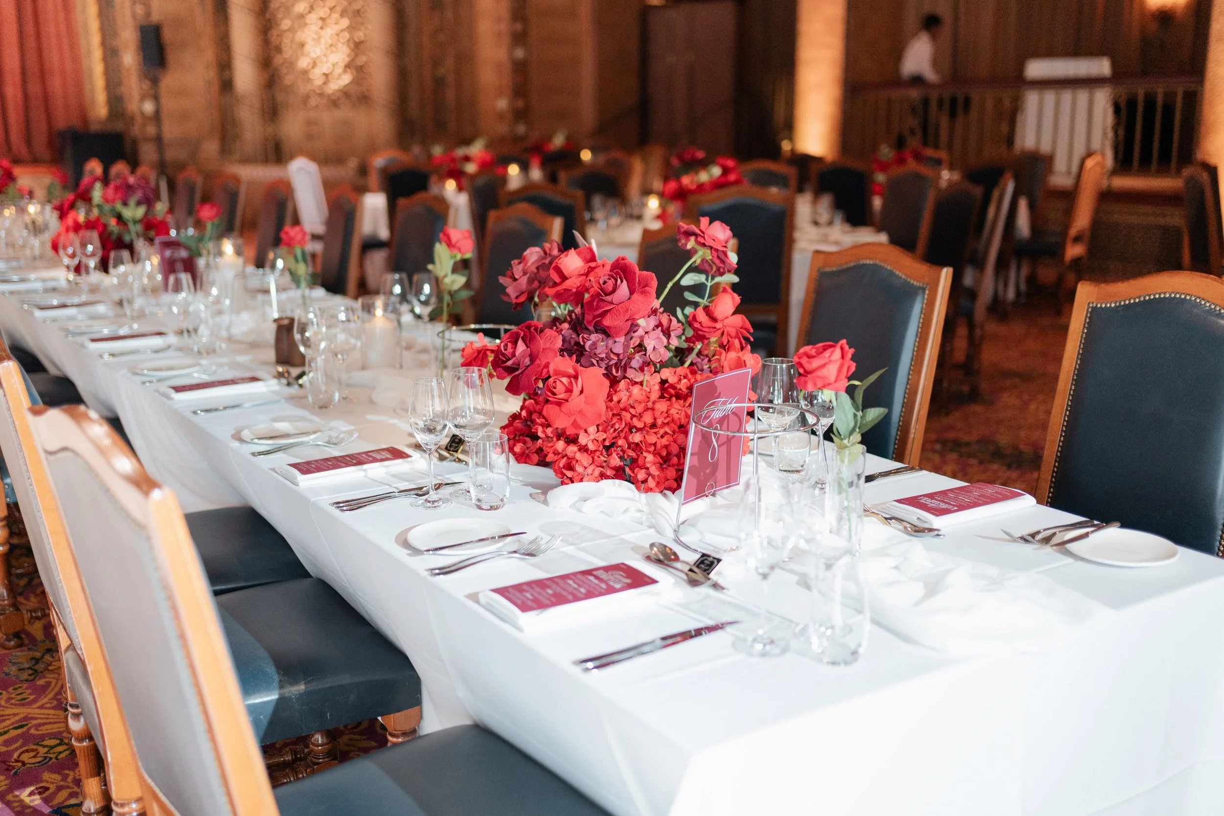 Mariah & Oliver | Bold Red Romantic Wedding | Gold and Red Wedding | Plaza Ballroom Melbourne