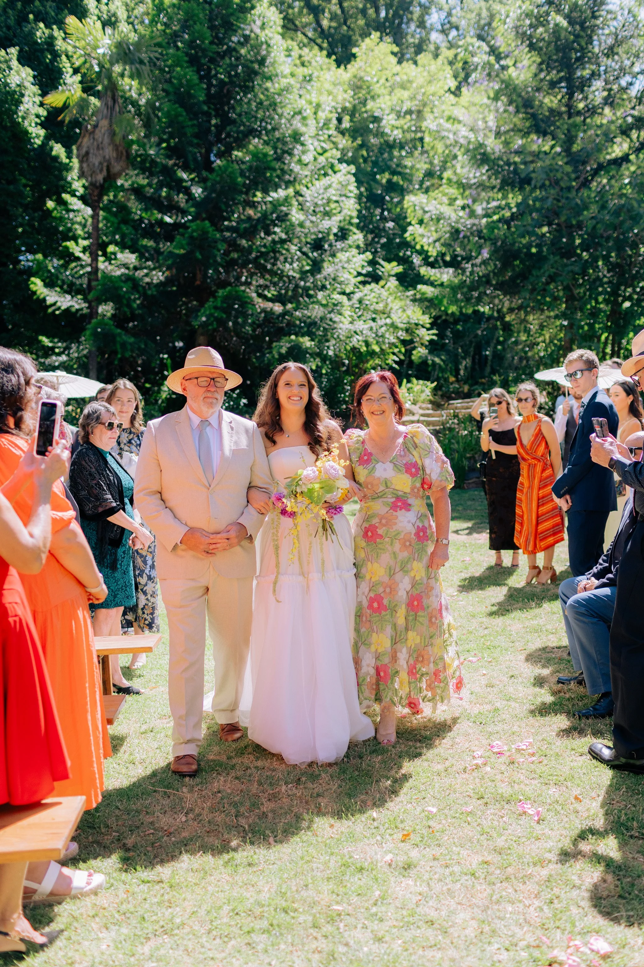 Erin & Alex | Fitzroy Town Hall | Fitzroy Gardens Wedding | Purple, Orange & Green Wedding Palette | DIY wedding Melbourne 