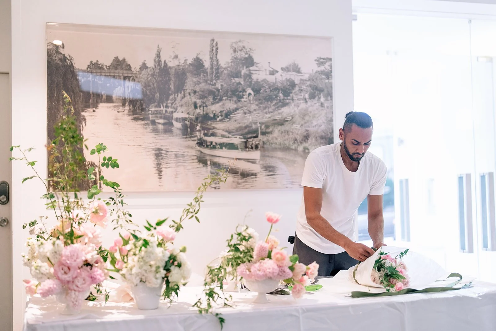 Ariel & Richard | Leonda By The River | Citrus 7 Wedding | Peach and pink wedding | gold and garden wedding