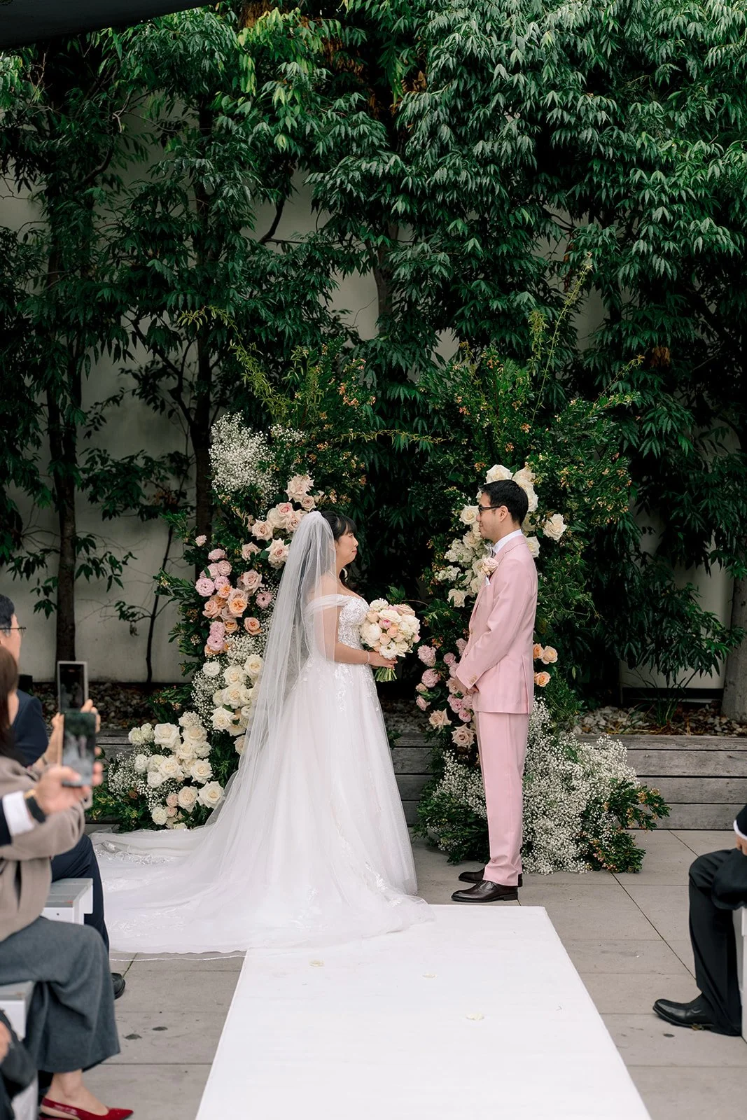 Ariel & Richard | Leonda By The River | Citrus 7 Wedding | Peach and pink wedding | gold and garden wedding