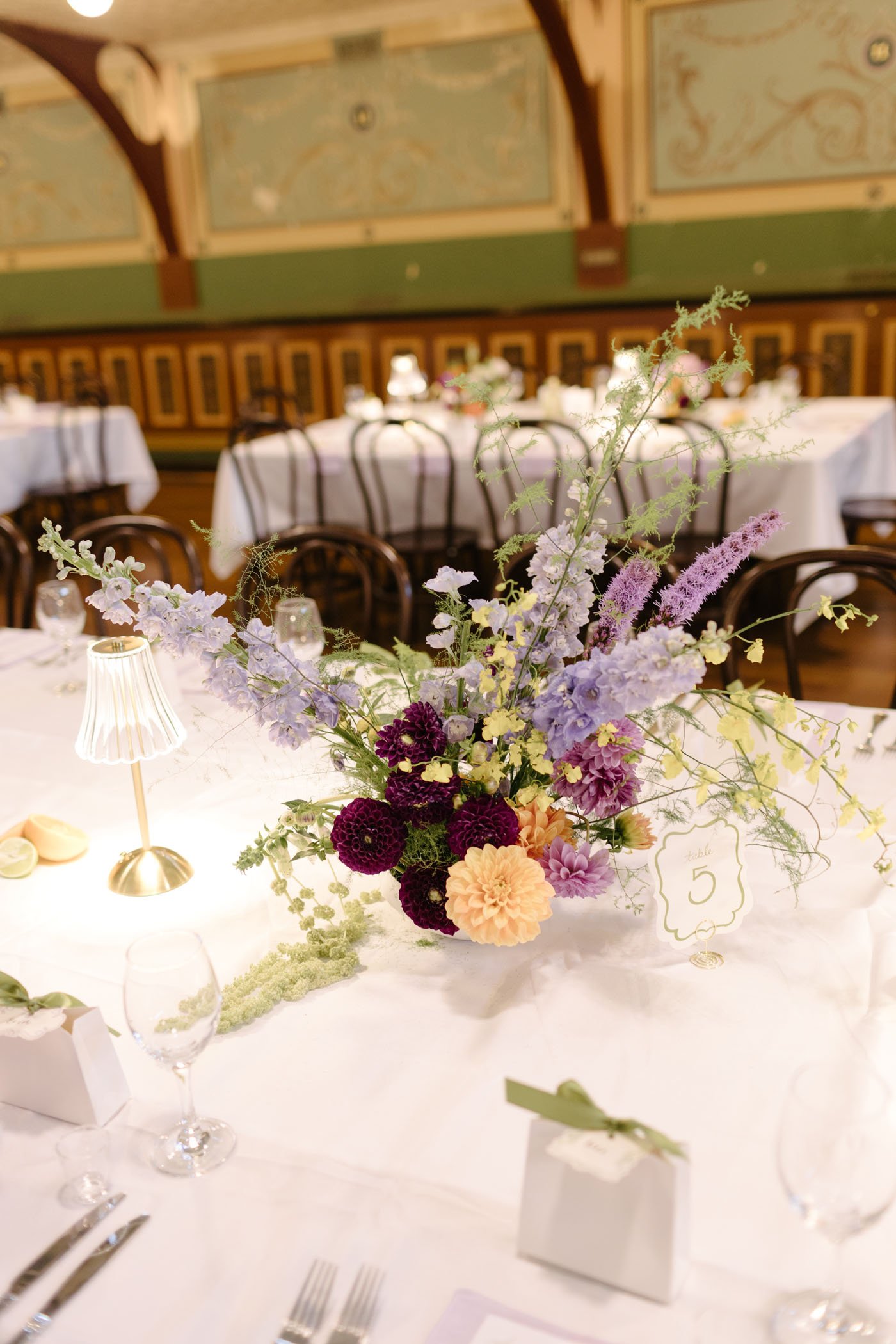 Erin & Alex | Fitzroy Town Hall | Fitzroy Gardens Wedding | Purple, Orange & Green Wedding Palette | DIY wedding Melbourne 