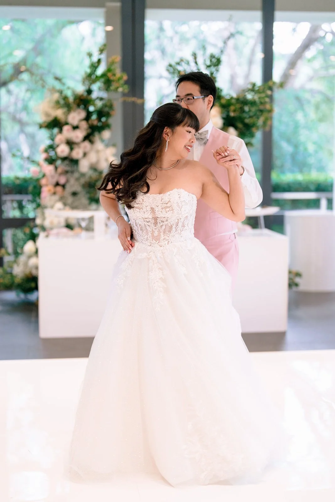Ariel & Richard | Leonda By The River | Citrus 7 Wedding | Peach and pink wedding | gold and garden wedding