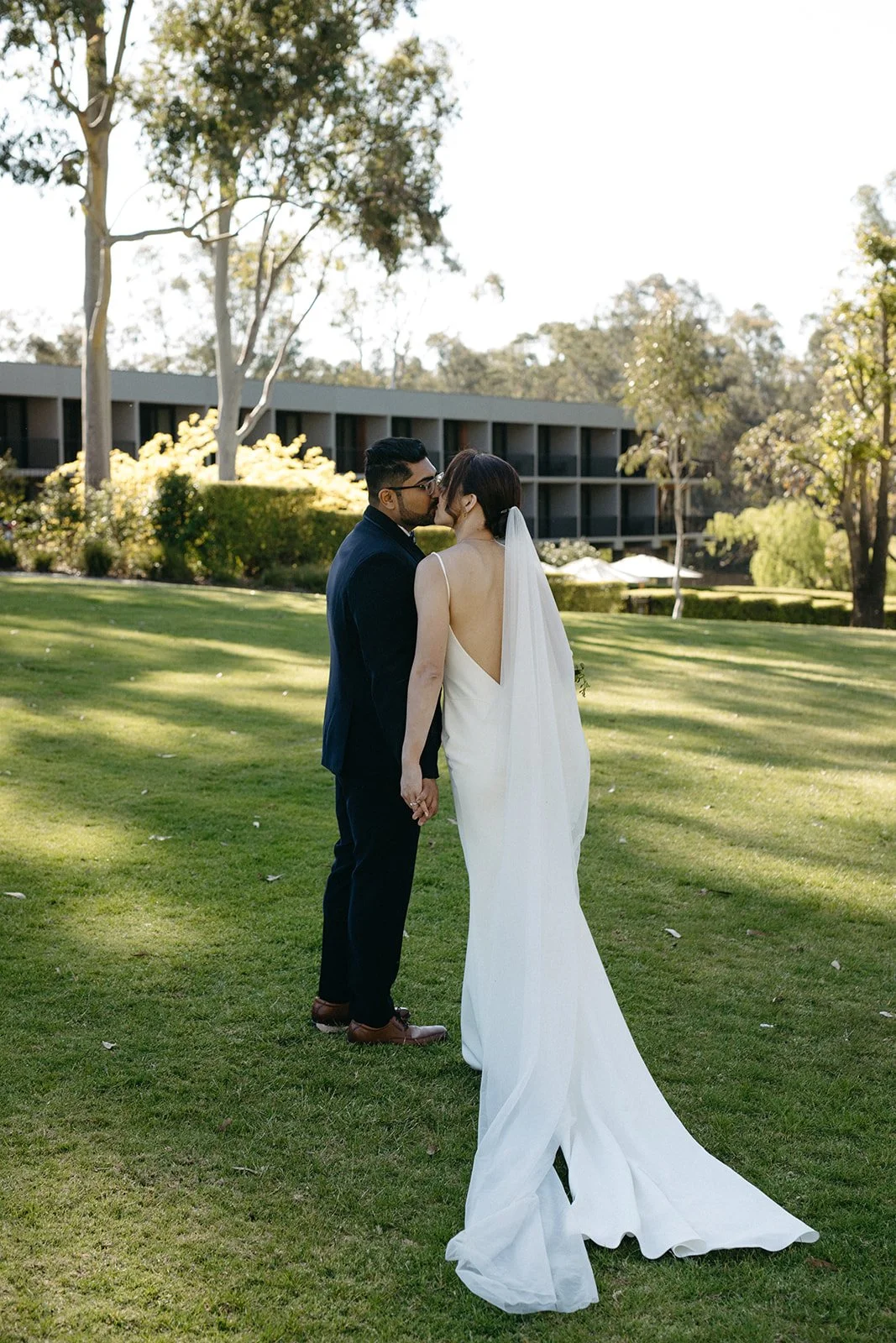 Dian & Shahshrik | Mitchelton Winery | Whites & Woods | Winery Elopement, Small Wedding Venues