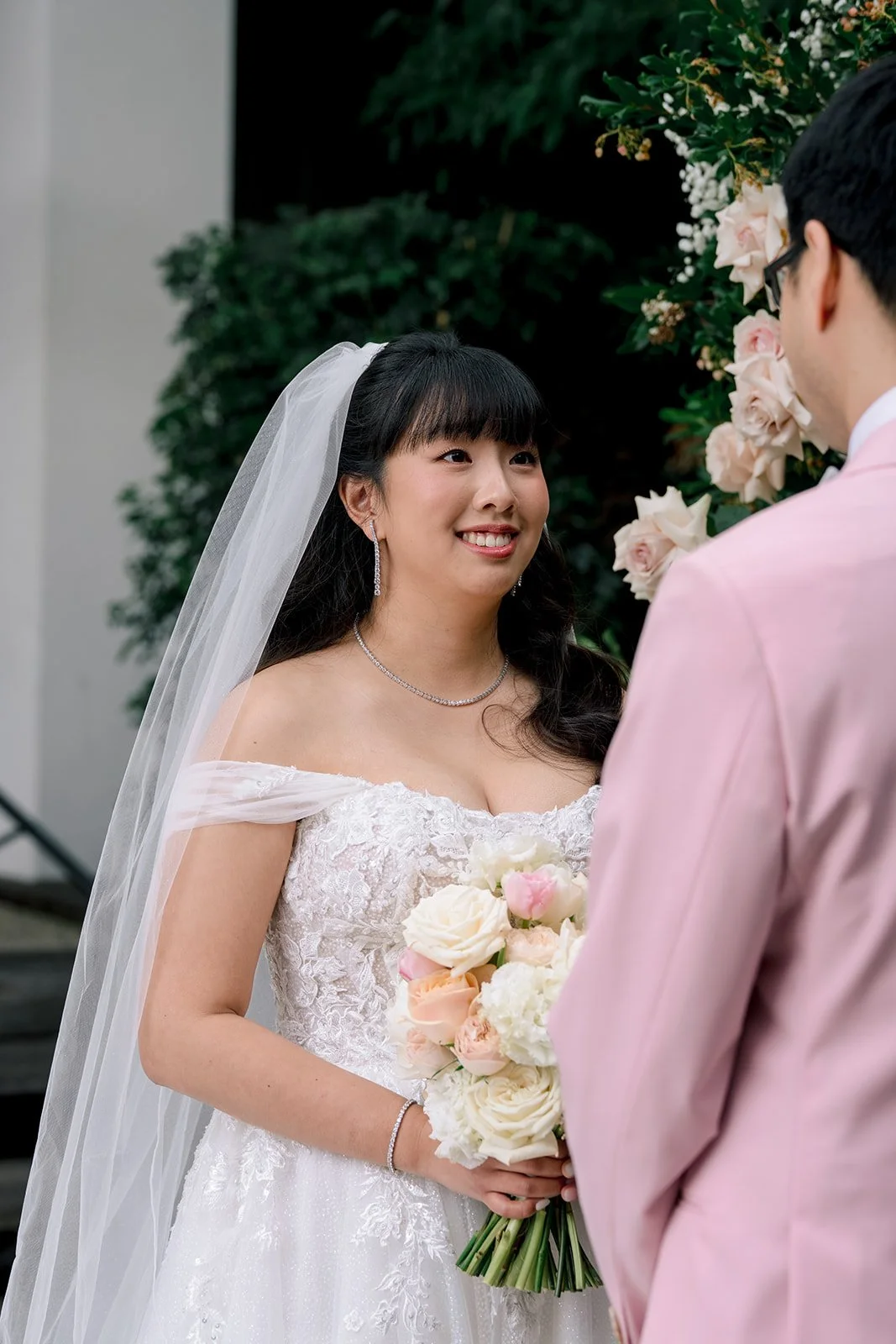 Ariel & Richard | Leonda By The River | Citrus 7 Wedding | Peach and pink wedding | gold and garden wedding