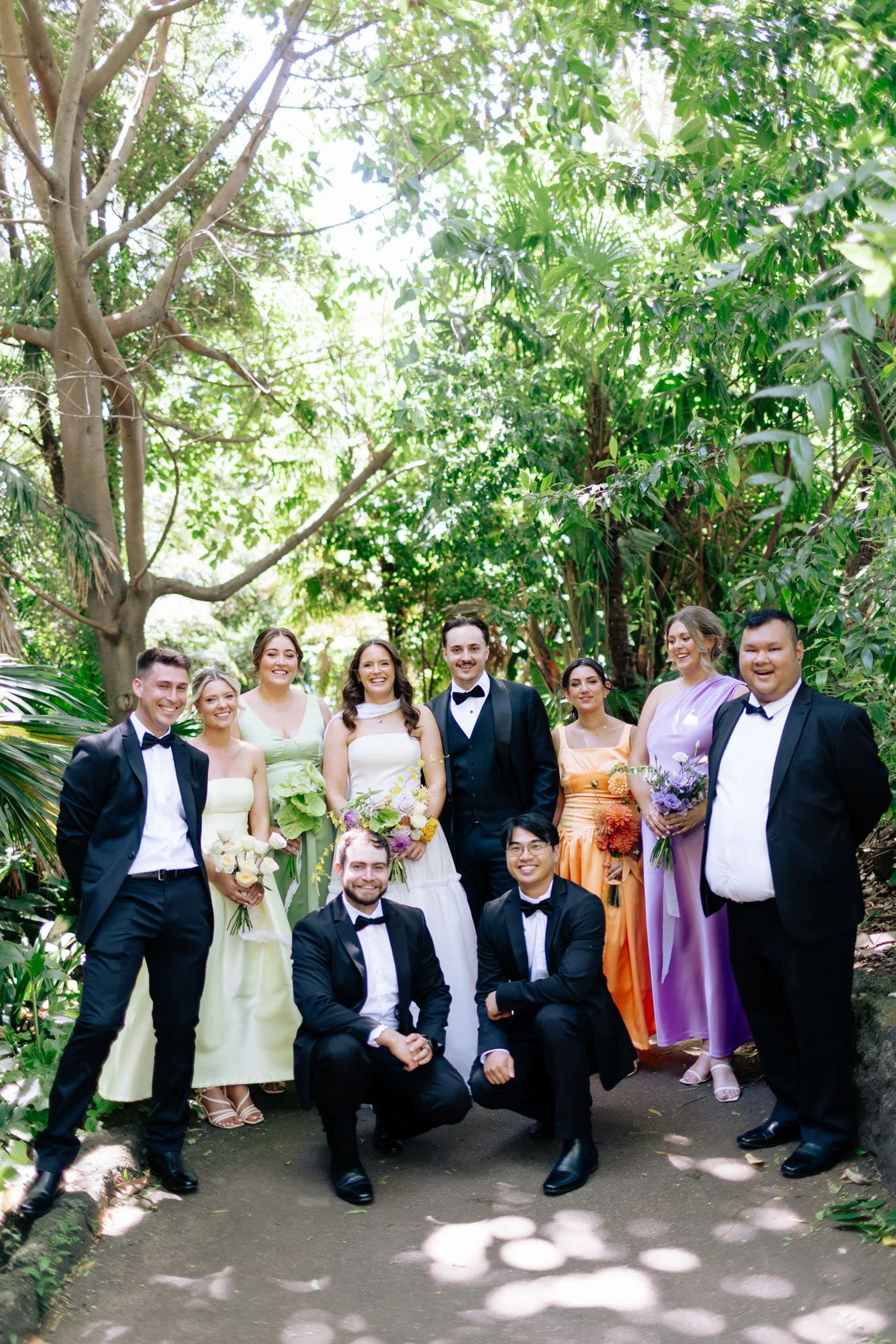 Erin & Alex | Fitzroy Town Hall | Fitzroy Gardens Wedding | Purple, Orange & Green Wedding Palette | DIY wedding Melbourne 