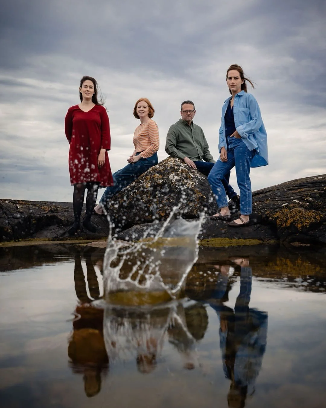 That&rsquo;s more of us now. Recognise anyone? 
These amazing photos taken by @clive.tanner at Seanch&eacute;ibh an Spid&eacute;al, i nGaillimh. 

We are: Gina Maria McGuinness (violin), Karen Dervan (viola), Aoife Burke (cello) and Dan Bodwell (doub