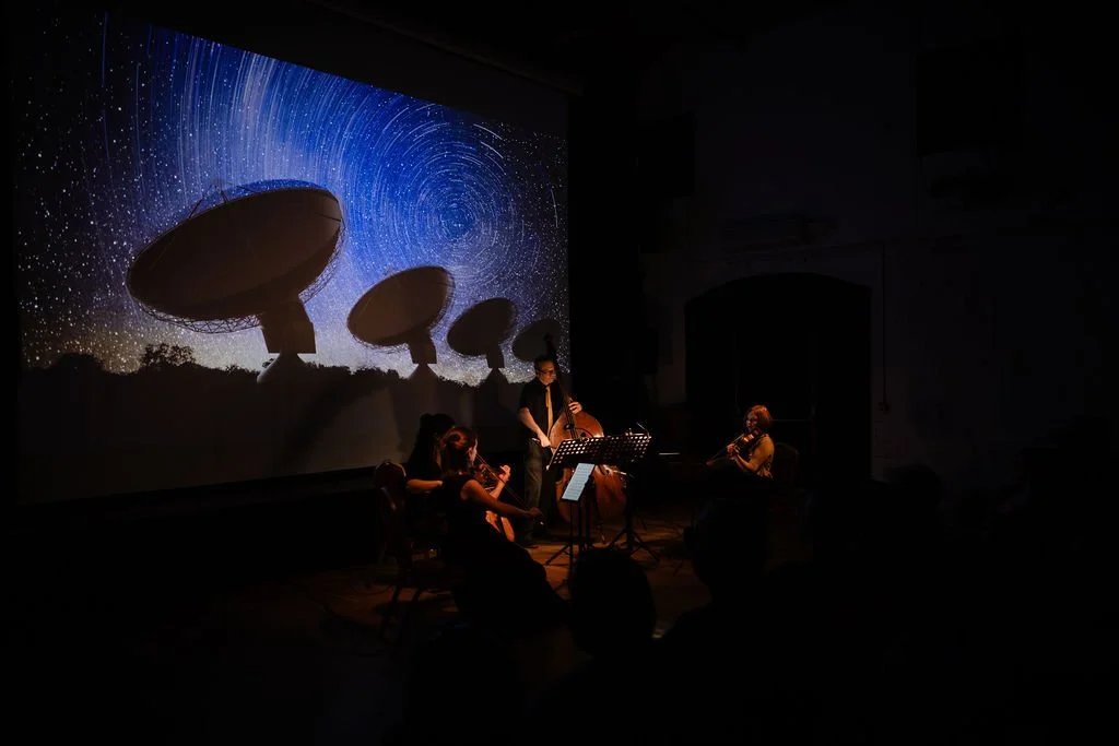 A still from Cast Into the Endless Sea; one of the pieces from the show.

Cast Into the Endless Sea was composed by Jonathan Nangle and commissioned by Karen Dervan / Elevation Ensemble

#ClassicalMusic #Astronomy #Immersive