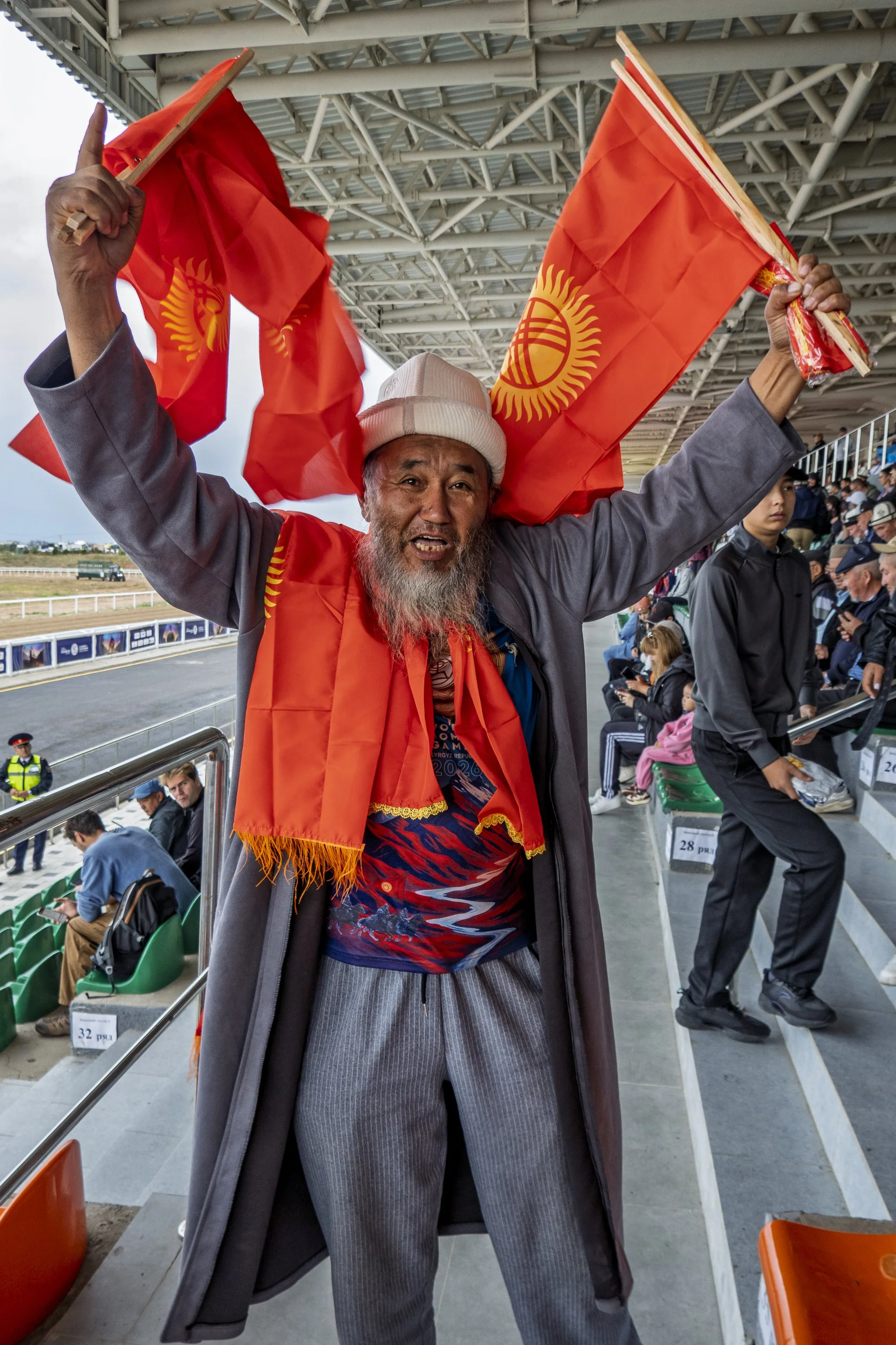 No shortage of local Kyrgyz support