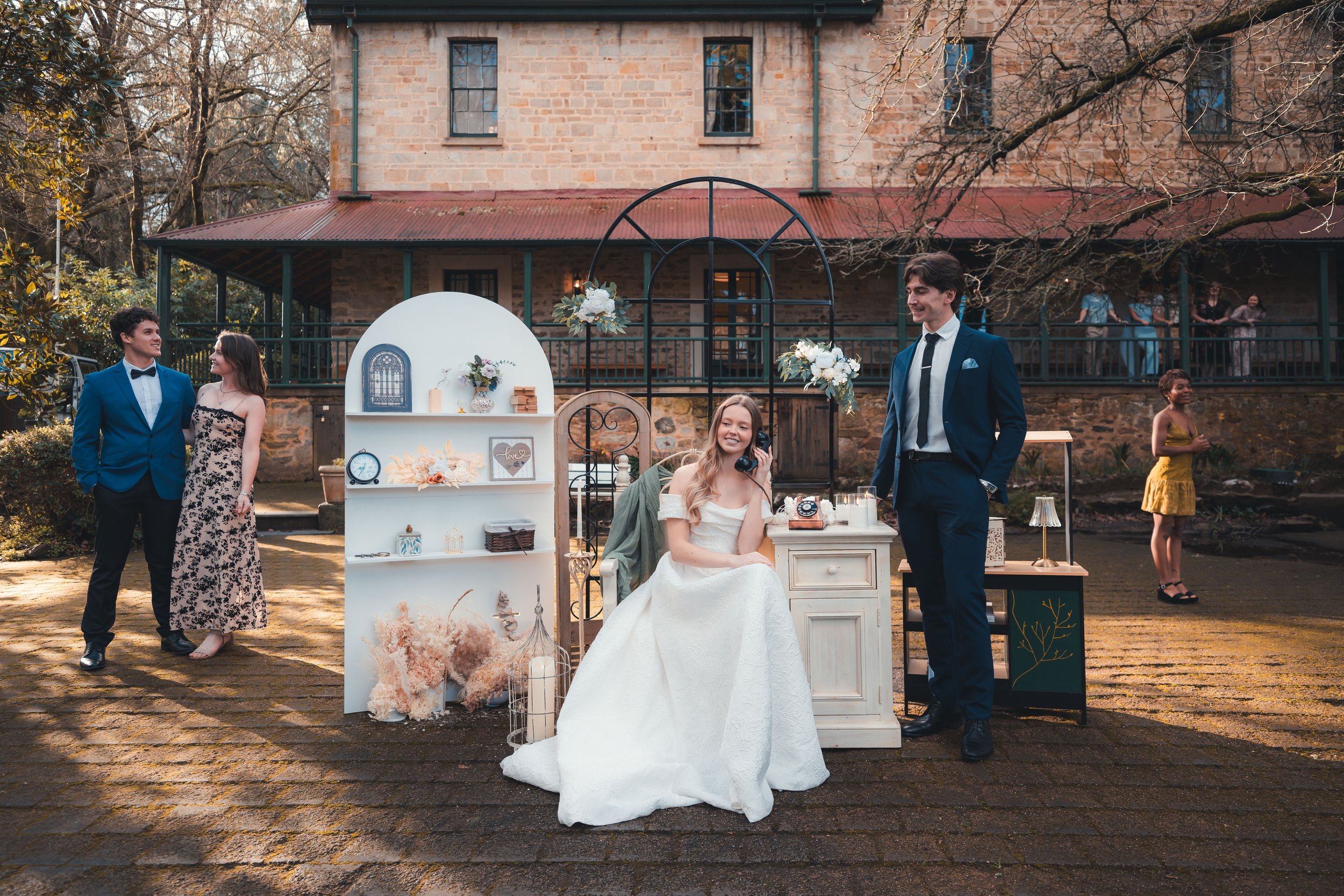 WHIMSICAL STORYBOOK 
For the romantics.
The dreamers.
The couples who want their wedding to feel just a tiny bit magical....it feels like a secret little world your guests discover: in the garden, or in a nook inside your venue. 

#adelaideweddingsup