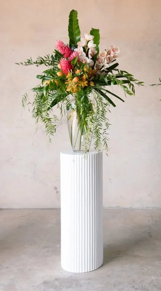 Statement Piece: Large Rippled Plinth (Tallest Only)