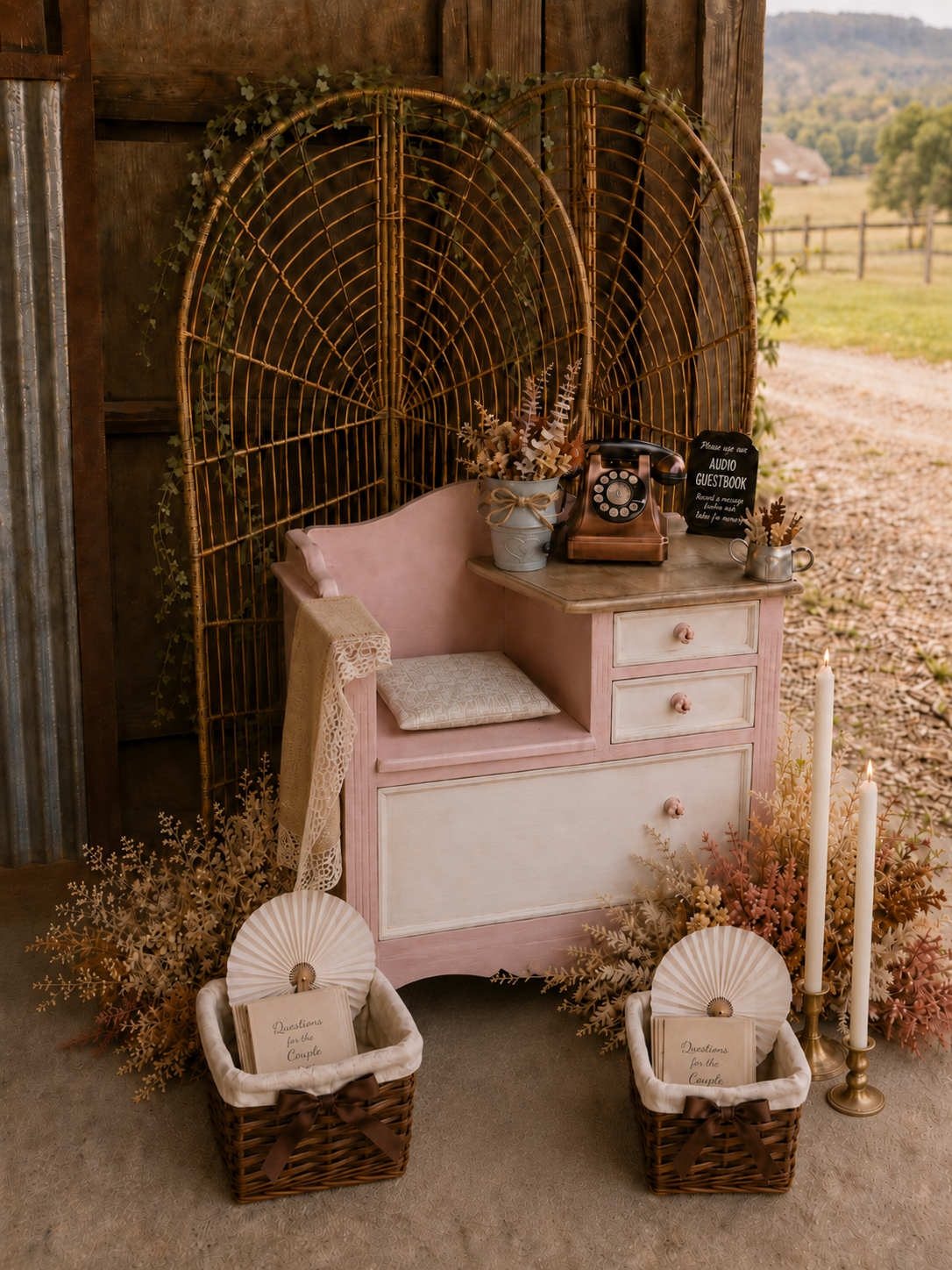 rustic farm experience blush chair wicker no signpost.png