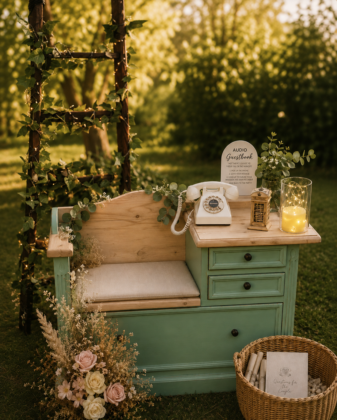 sage chair with rustic ladder.png