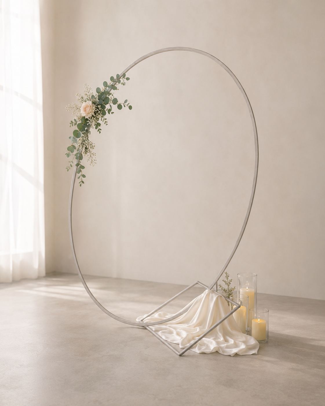 Statement Feature: Large Circular Arch (Freestanding)