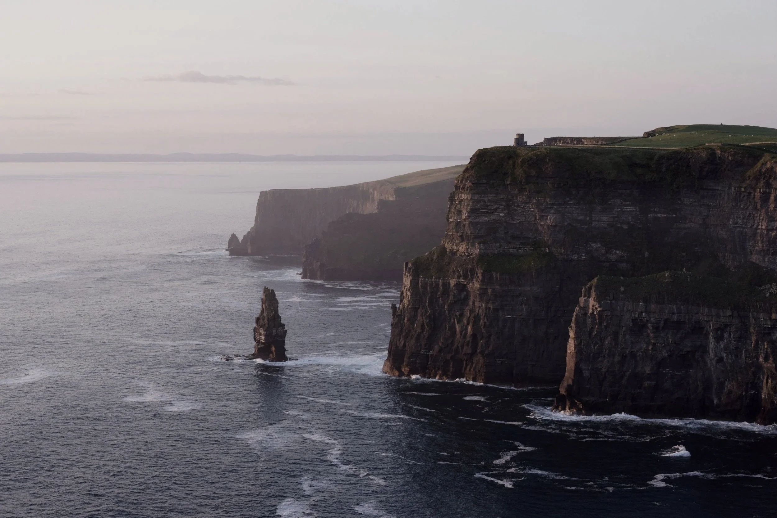 Dramatic cliffs along the Portuguese Atlantic coast, a landscape that inspires the nenúfar collection.