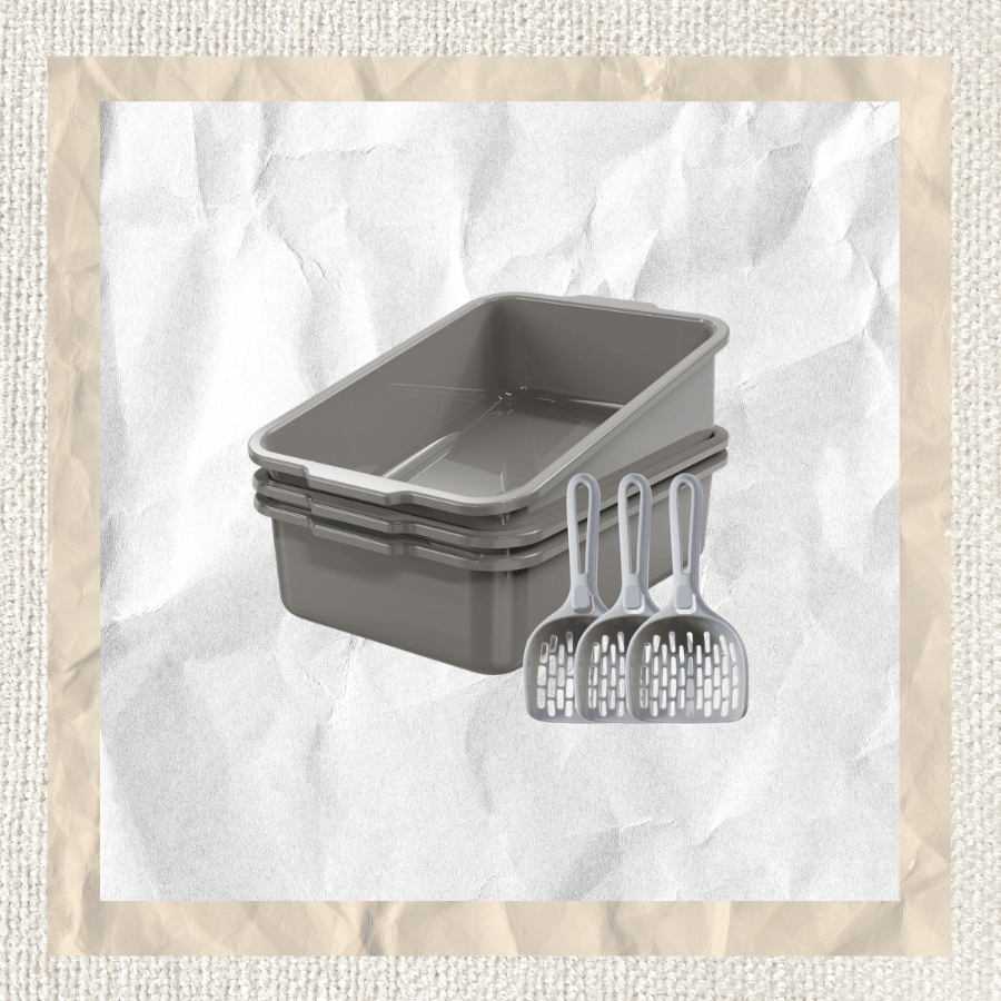 Cat Liter Boxes Set of 3