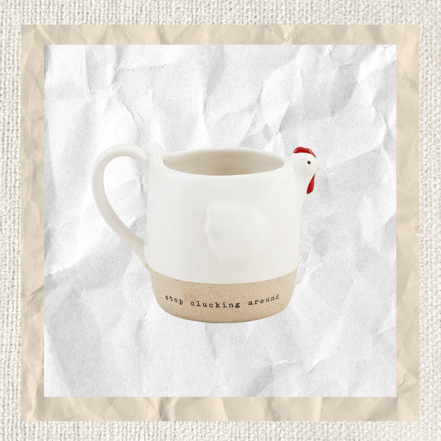 Clucking Around Chicken Mug