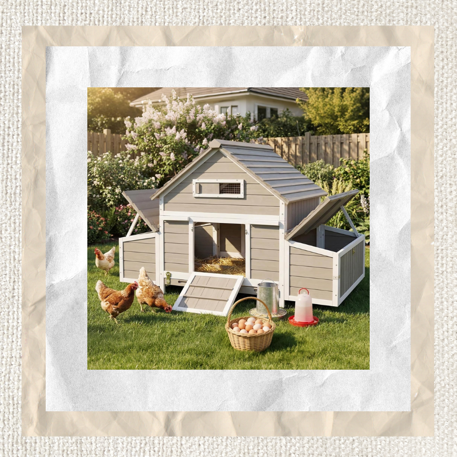 Cute Chicken Coop with Nest Boxes