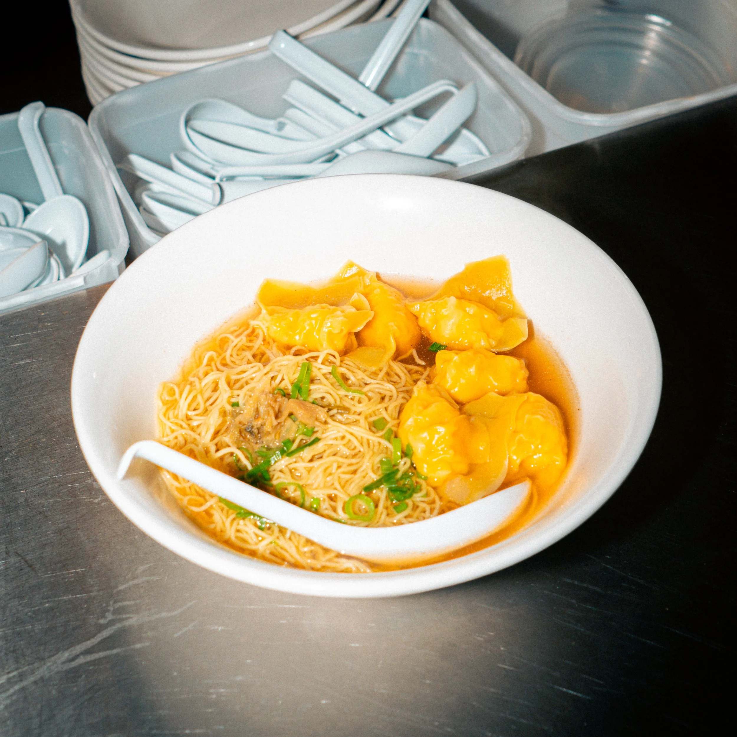Wonton noodle soup