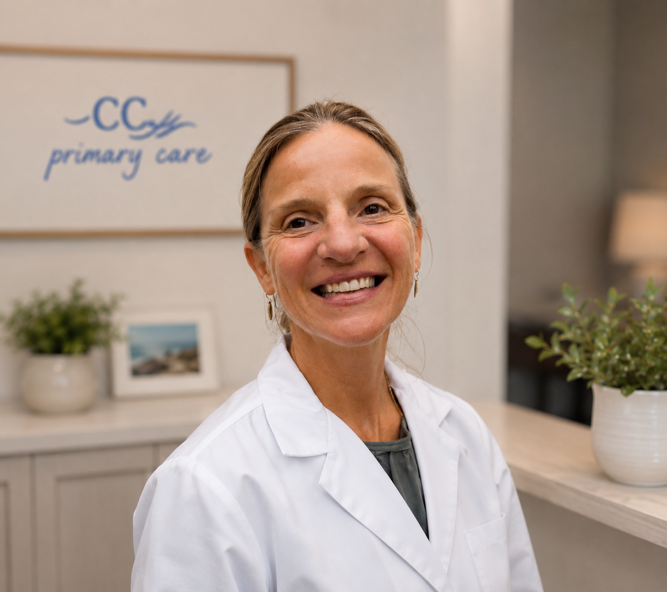Celeste M. Crowley, NP, owner of CC Primary Care in Cohasset, MA.