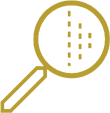 An illustration of a transparent magnifying glass.