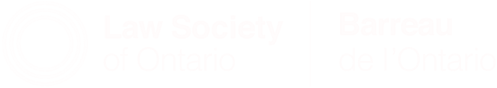 The logo of the Law Society of Ontario.