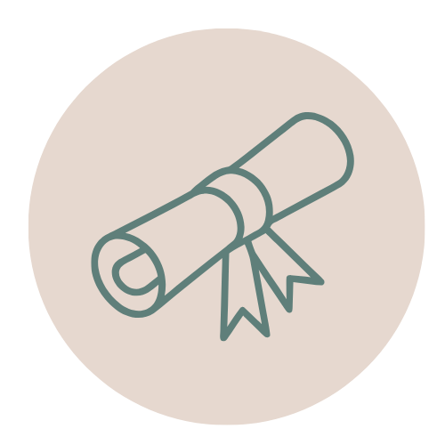 Icon for counselling students graduating university, post graduation support into the world of work