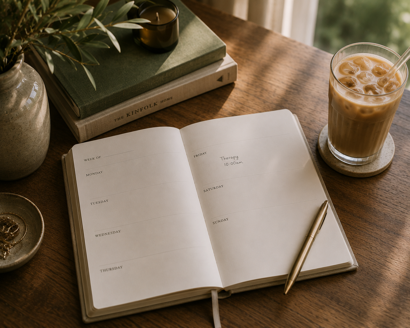 adults.webp Open weekly planner representing organisation, life transitions and planning for university and adult life.