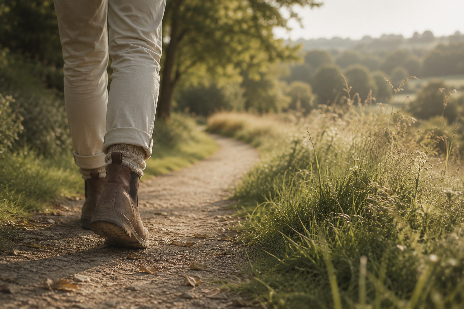Walk and Talk Therapy in Oxfordshire combining conversation with gentle movement in nature.