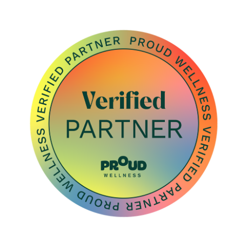 Proud Wellness Verified Partner Logo - LGBTQ