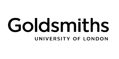 Goldsmiths, University of London logo with text and emblem.