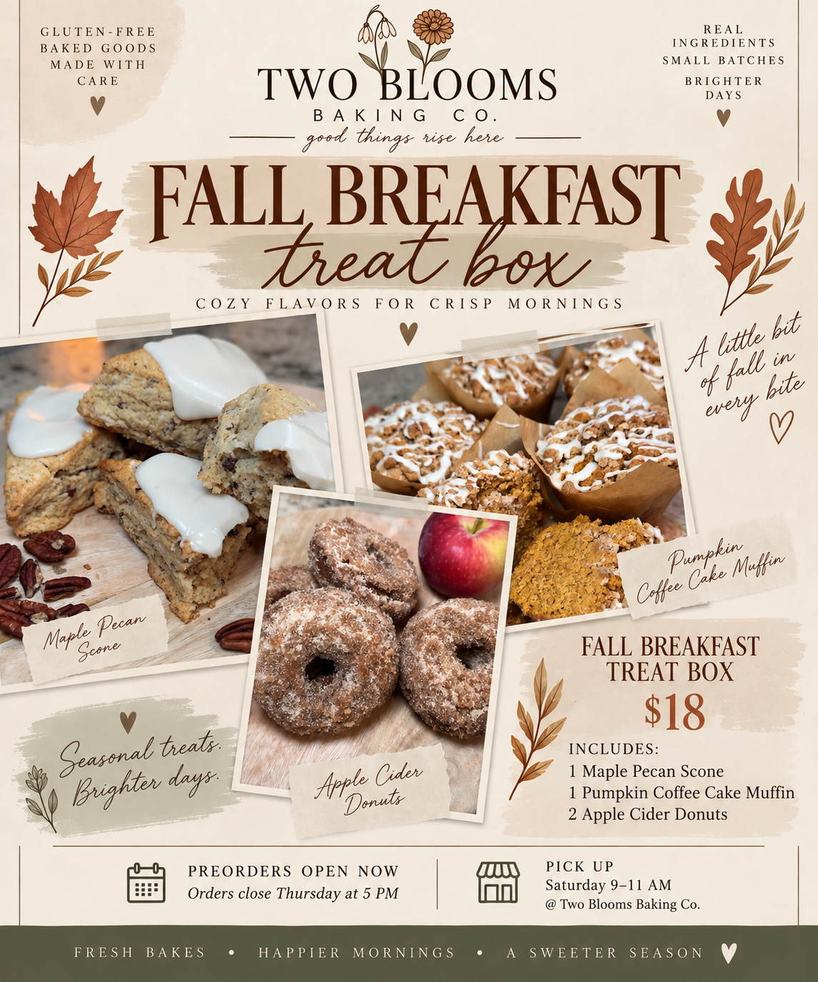 Fall Breakfast Treat Box