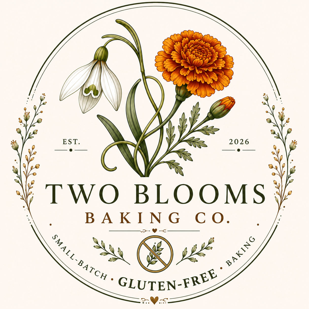 Two Blooms Baking