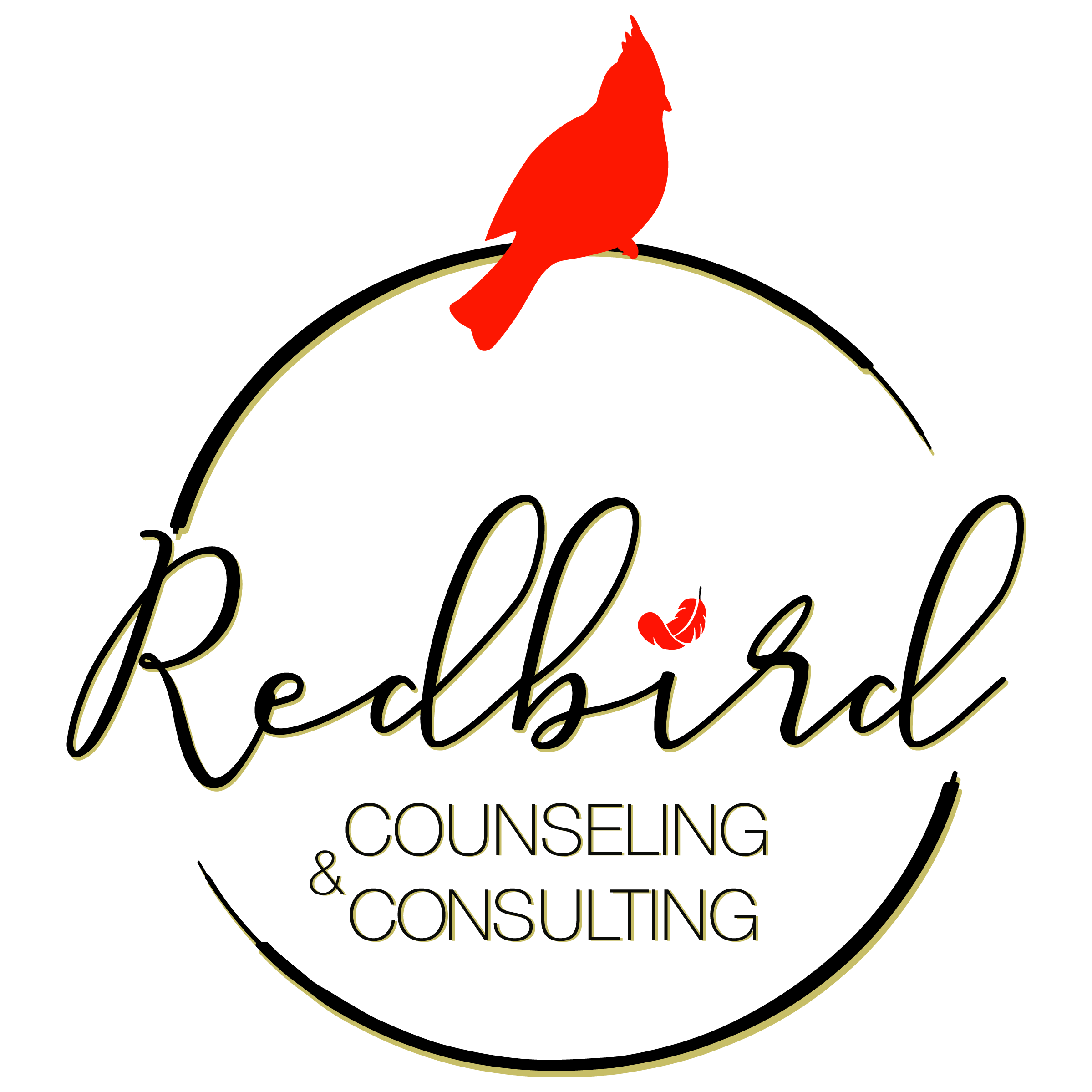 Redbird Counseling & Consulting — custom logo design by Woody