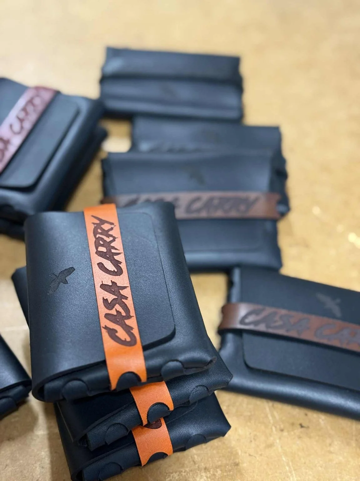Casa Carry — leather everyday carry pouches with custom details